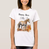 Wild Horse No. 1 Gepersonaliseerd T-shirt (Voorkant)