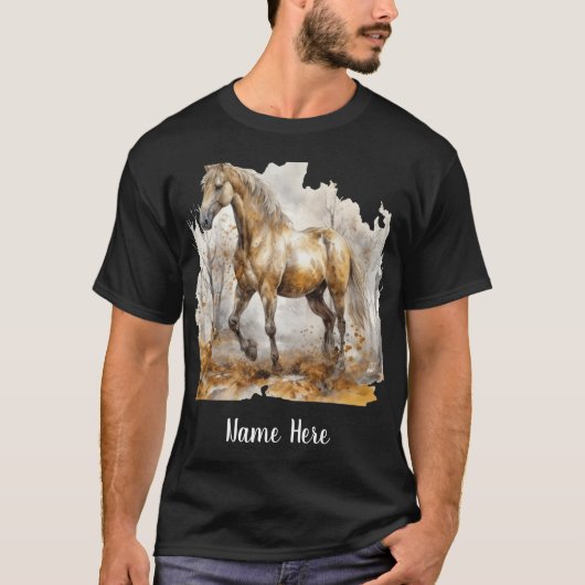 Wild Horse No. 2 gepersonaliseerd T-shirt (Voorkant)