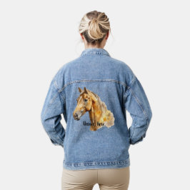 Wild Horse No. 3 gepersonaliseerd Denim Jacket