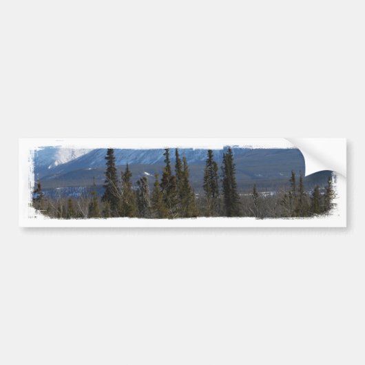 Wild Horse op Alaska Highway Bumpersticker (Voorkant)