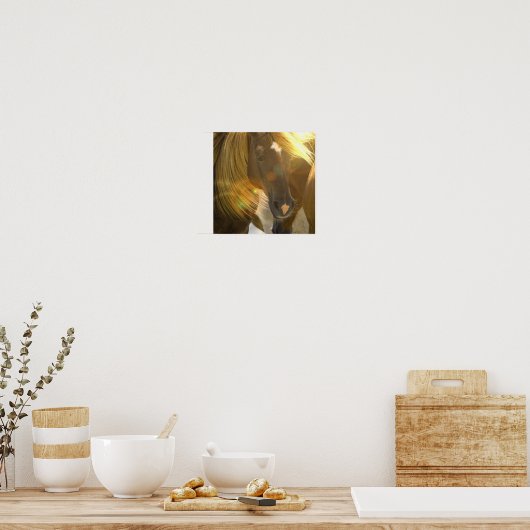 Wild Horse Photo Poster Print (Keuken)