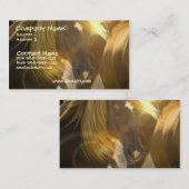 Wild Horse Photo Visitekaartje (Voorkant / Achterkant)