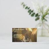 Wild Horse Photo Visitekaartje (Staand voorkant)