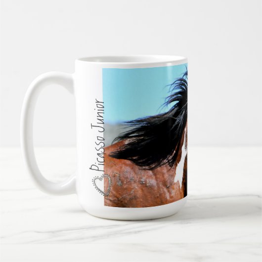 Wild Horse Picasso Son Westerne Coffee Mok Cup (Links)