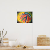 Wild Horse Poster (Keuken)