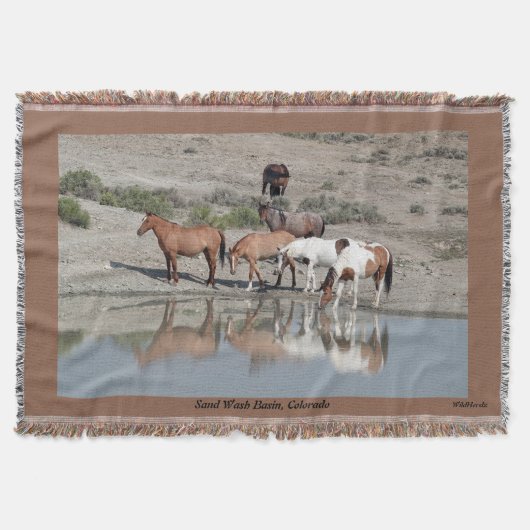 Wild Horse Reflecties Deken (Voorkant)