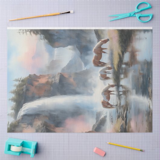 Wild Horse River Tissuepapier (Craft)