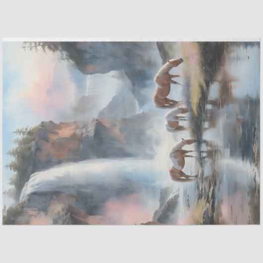 Wild Horse River Tissuepapier (Voorkant)