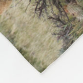 Wild Horse Roaming op de Priaïre van Cody Fleece Deken (Hoek)