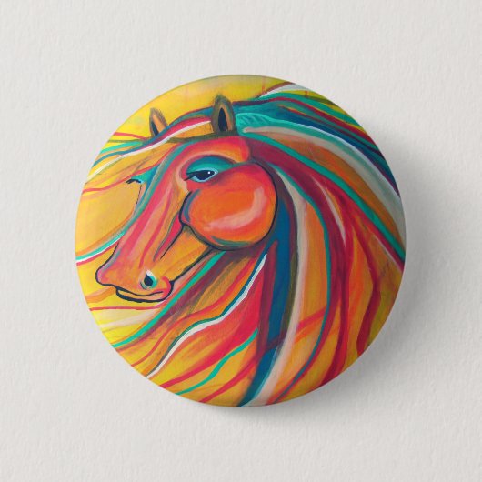 Wild Horse Ronde Button 5,7 Cm (Voorkant)