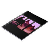 Wild Horse Roundup Triptych Digital Art Notitieboe Notitieboek (Linkerzijde)