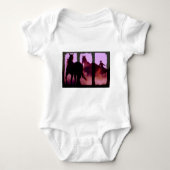 Wild Horse Roundup Triptych Romper (Voorkant)