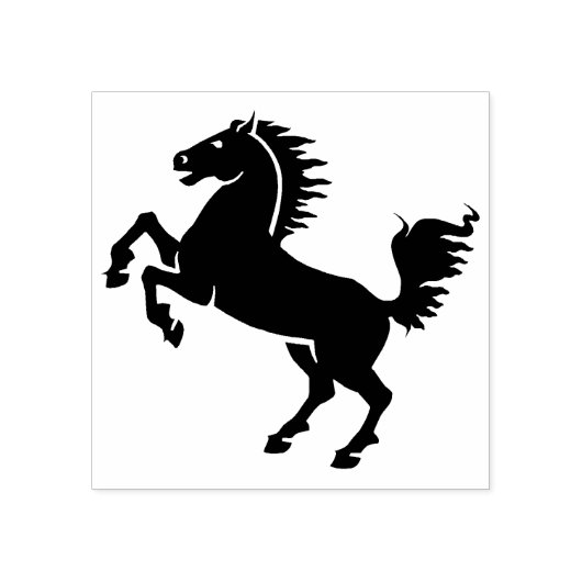 Wild Horse Rubber stempel (Afrduk)