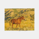 Wild Horse Sanctuary. Fleece Deken (Voorkant (Horizontaal))