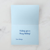 Wild Horse Seizoen Groeten Kerstmis Feestdagen Kaart (Binnen)