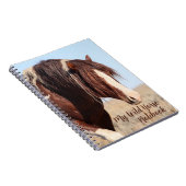 wild horse splash notitieboek (Rechterzijde)