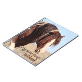 wild horse splash notitieboek (Linkerzijde)