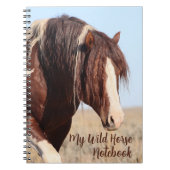 wild horse splash notitieboek (Voorkant)