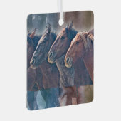 Wild Horse Stampede Ornament (Voorkant Rechts)