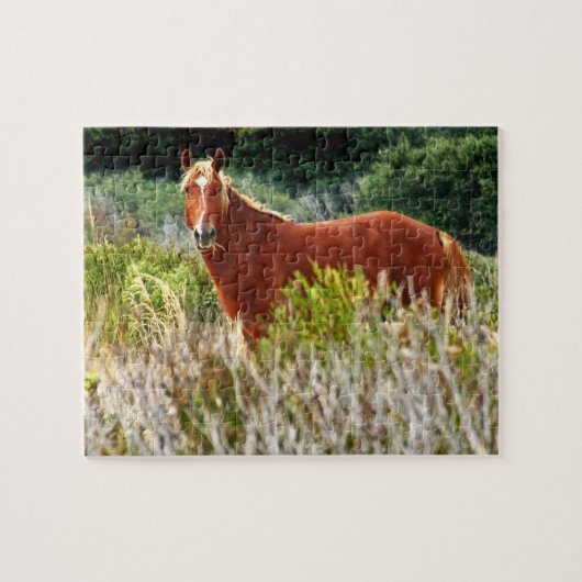 Wild Horse Staredown Legpuzzel (Horizontaal)