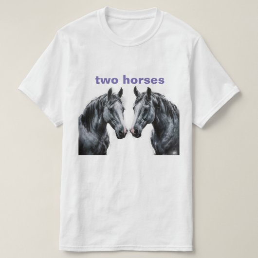 Wild Horse T-Shirt – Perfect for Horse Lovers (Design voorkant)