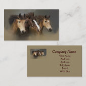 Wild Horse Trio Visitekaartje (Voorkant / Achterkant)