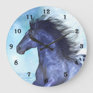 Wild Horse Wall Clock Grote Klok