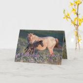 Wild Horse Wenskaart - Electra & Pandora Kaart (Gele Bloem)