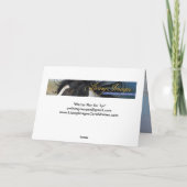 Wild Horse Wenskaart Tyr rent Kaart (Achterkant)