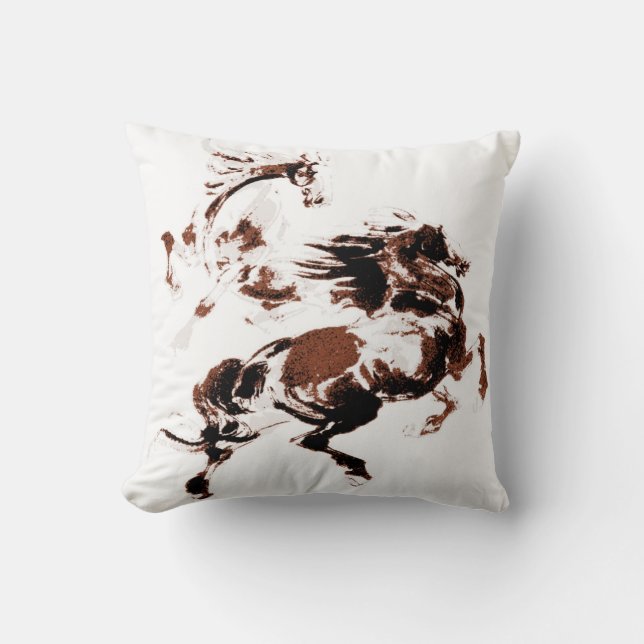 Wild Horses American MoJo Pillow Kussen (Voorkant)