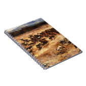 Wild Horses: Artistieke Dierenmajesteit. Notitieboek (Rechterzijde)