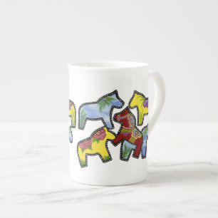 Wild Horses Bone China Mok