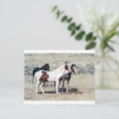 WILD HORSES BRIEFKAART (Staand voorkant)