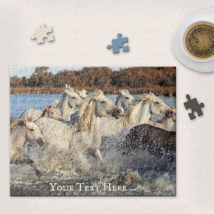 Wild Horses Camargue France Puzzle Legpuzzel