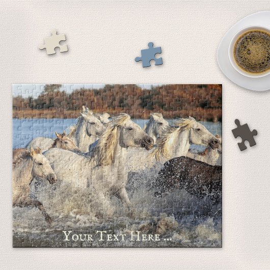 Wild Horses Camargue France Puzzle Legpuzzel