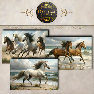 Wild Horses Collection Decoupage Inpakpapier Vel