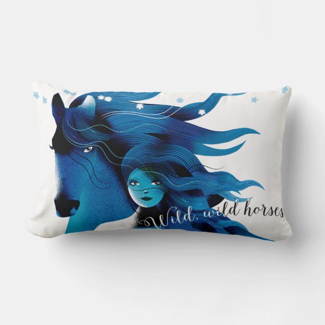Wild Horses Cushion Kussen (Voorkant)