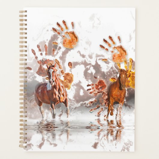 WILD HORSES DAY PLANNER (Voorkant)
