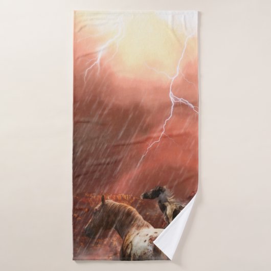 WILD HORSES DESERT STORM BADHANDDOEK (Badhanddoek)