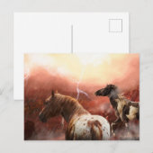 WILD HORSES DESERT STORM BRIEFKAART (Voorkant / Achterkant)