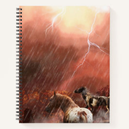 WILD HORSES DESERT STORM NOTITIEBOEK