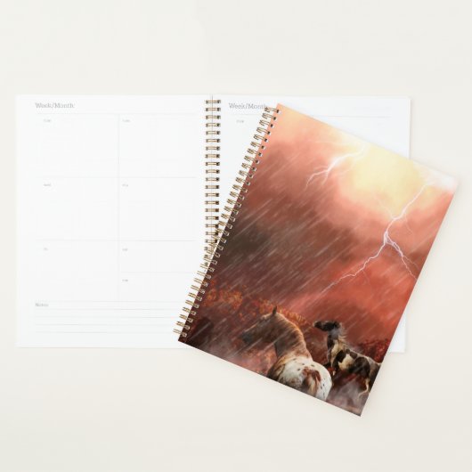 WILD HORSES DESERT STORM PLANNER (Display)