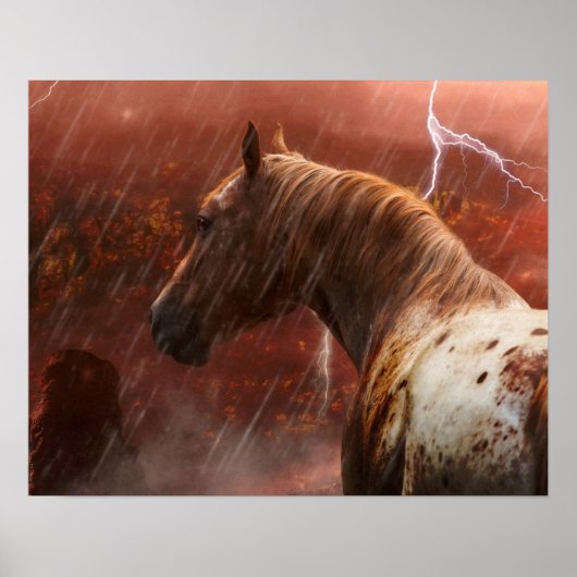 WILD HORSES DESERT STORM POSTER (Voorkant)