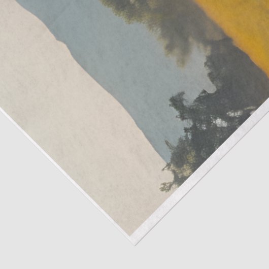 Wild horses field of sunflowers tissuepapier (Detail)