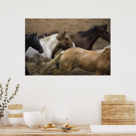 Wild Horses fine art print (Keuken)