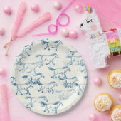 Wild Horses Indigo Papier Borden Papieren Bordje (Feest)