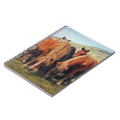 Wild Horses Livno Natuur Scène Notitieboek (Linkerzijde)