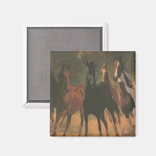 Wild Horses Magnet (Voorkant / Achterkant)