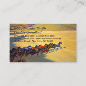 Wild Horses of Nevada door Maynard Dixon Visitekaartje (Voorkant)