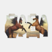 Wild HORSES Party Supplies Equestrian - ADD PHOTO Bedankdoosjes (Uitgevouwen)